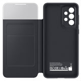 Samsung Alkuperäinen Galaxy A33 5G Kotelo Smart S View Wallet Cover Musta