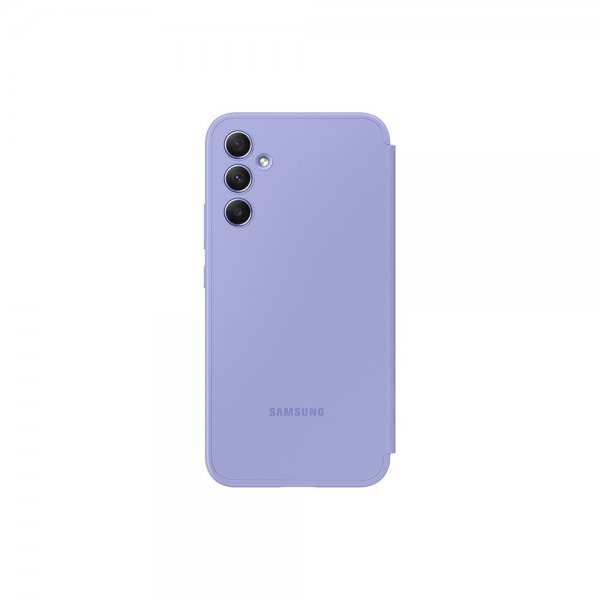 Samsung Alkuperäinen Galaxy A34 5G Fodral Smart View Wallet Cover Mustikka