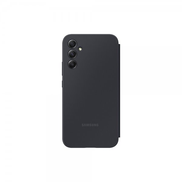 Samsung Alkuperäinen Galaxy A34 5G Kotelo Smart View Wallet Case Musta