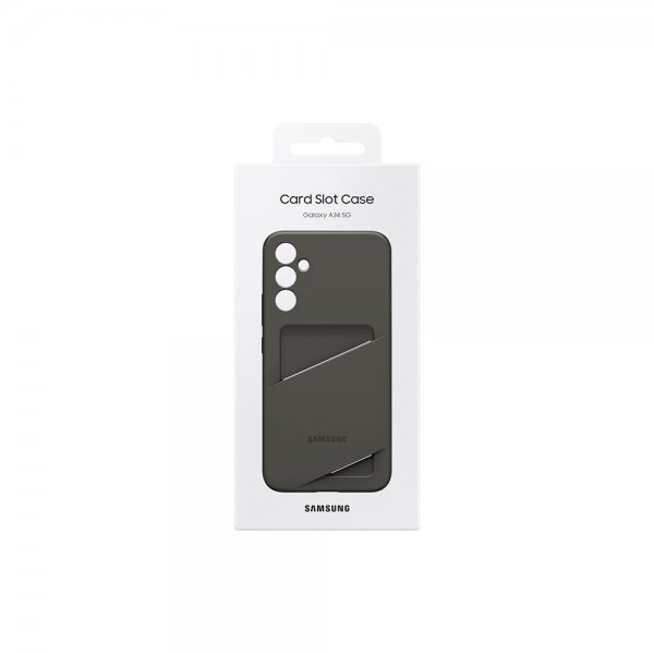 Samsung Original Galaxy A34 5G -korttipaikkakuori, musta