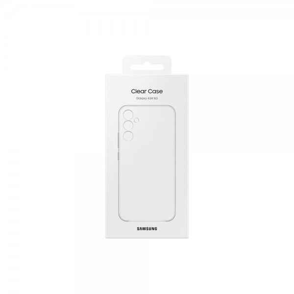 Samsung Original Galaxy A34 5G Kuori Clear Case Läpinäkyvä