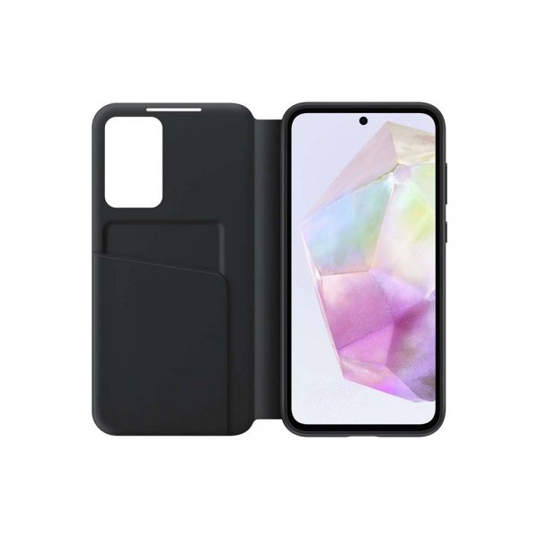 Samsung Original Galaxy A35 -kotelo Smart View Wallet Case, musta