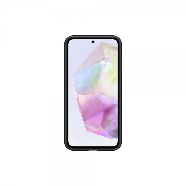 Samsung Original Galaxy A35 -suojakuori, jossa korttipaikka, musta