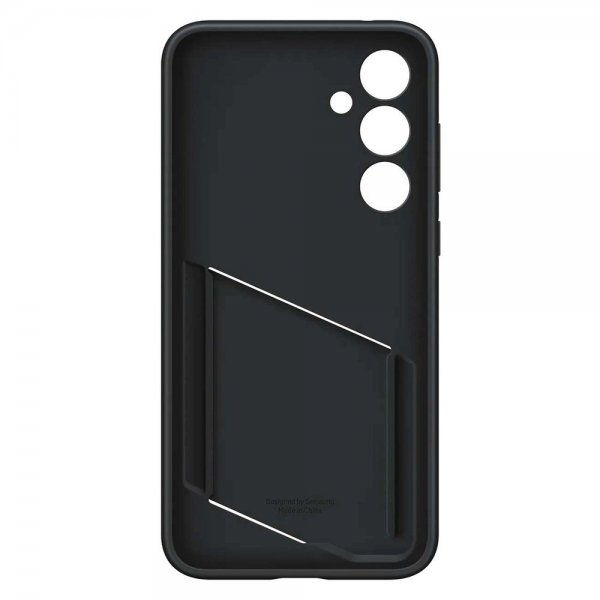 Samsung Original Galaxy A35 -suojakuori, jossa korttipaikka, musta