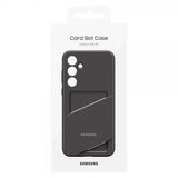 Samsung Original Galaxy A35 -suojakuori, jossa korttipaikka, musta