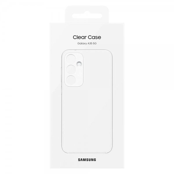 Samsung alkuperäinen Galaxy A35 -suojakuori läpinäkyvä