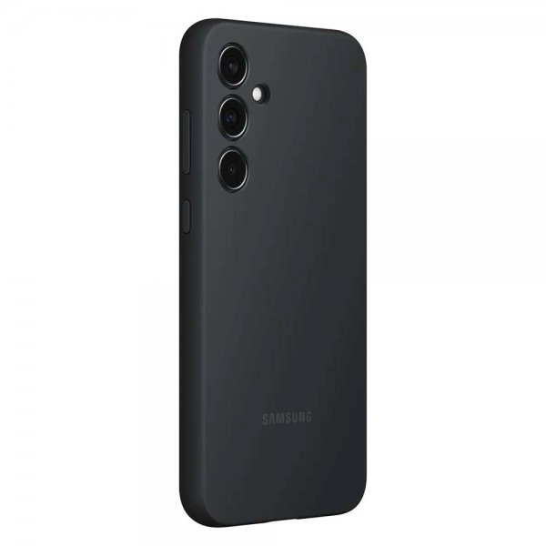 Samsung Alkuperäinen Galaxy A35 Silikonisuojakuori Musta