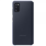 Samsung Alkuperäinen Galaxy A41 -suojakotelo Smart S View Wallet Cover, musta