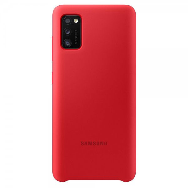 Samsung Alkuperäinen Galaxy A41 Silikonikuori Punainen