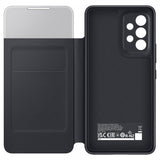 Samsung Alkuperäinen Galaxy A53 5G -suojakotelo Smart S View Wallet Cover musta