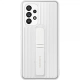 Samsung Original Galaxy A53 5G -suojakuori Protective Standing Cover läpinäkyvä valkoinen