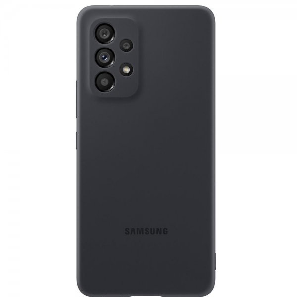 Samsung Alkuperäinen Galaxy A53 5G Silikonikuori Musta