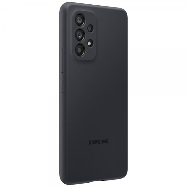 Samsung Alkuperäinen Galaxy A53 5G Silikonikuori Musta