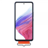 Samsung Original Galaxy A53 5G Silikonikotelo hihnalla Laivastonsininen
