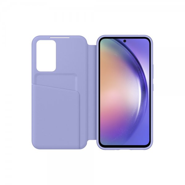 Samsung Original Galaxy A54 5G -suojakotelo, Smart View Wallet Case, Blueberry