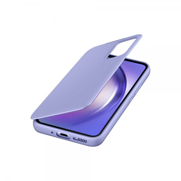 Samsung Original Galaxy A54 5G -suojakotelo, Smart View Wallet Case, Blueberry