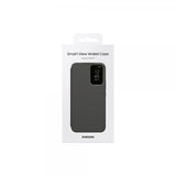 Samsung alkuperäinen Galaxy A54 5G -suojakotelo Smart View Wallet Case, musta