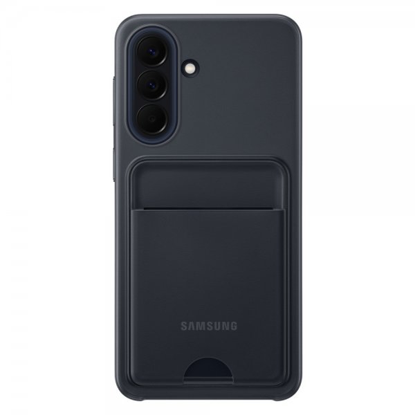 Samsung alkuperäinen Galaxy A57 -suojakuori, jossa korttipaikka, musta