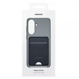 Samsung alkuperäinen Galaxy A57 -suojakuori, jossa korttipaikka, musta