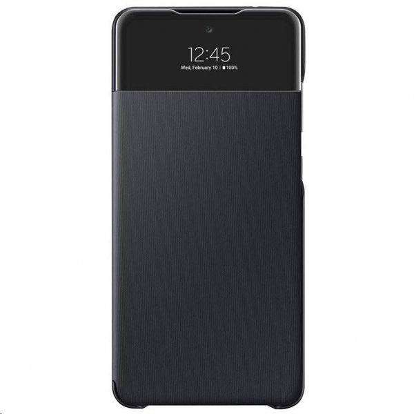 Samsung Original Galaxy A72 -suojakotelo Smart S View Wallet Cover, musta