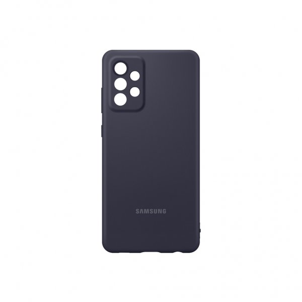 Samsung Original Galaxy A72 Suojakuori Silikonikansi Musta