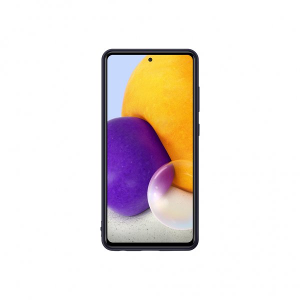 Samsung Original Galaxy A72 Suojakuori Silikonikansi Musta