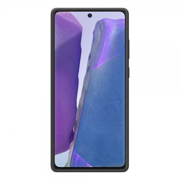 Samsung Alkuperäinen Galaxy Note 20 Silikonikuori Musta