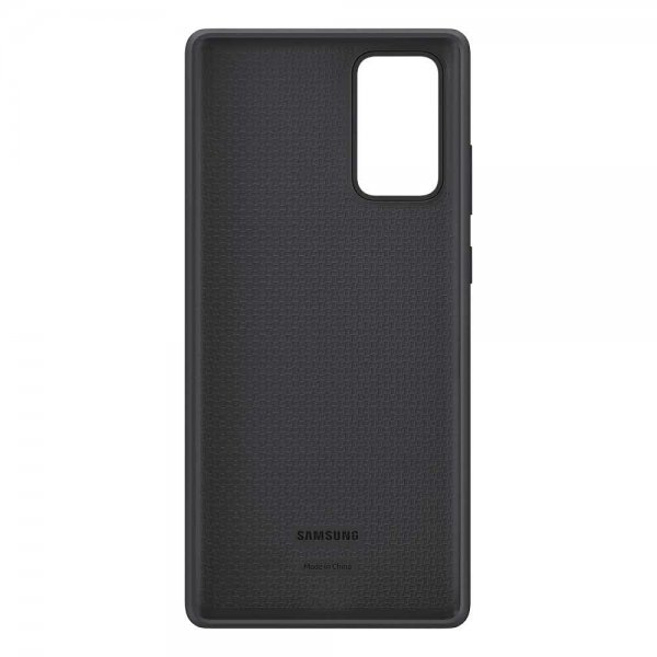 Samsung Alkuperäinen Galaxy Note 20 Silikonikuori Musta