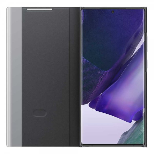Samsung Original Galaxy Note 20 Ultra -suojakuori Clear View Cover, musta
