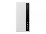Samsung Original Galaxy S20 Plus -suojakotelo Smart Clear View Cover, valkoinen