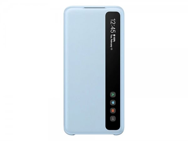 Samsung Alkuperäinen Galaxy S20 -suojakotelo Smart Clear View Cover Sininen