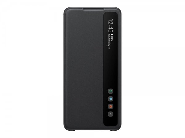 Samsung Original Galaxy S20 Ultra -suojakotelo, Smart Clear View Cover, musta