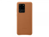 Samsung Original Galaxy S20 Ultra Suojakuori Nahkakansi Ruskea