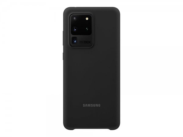 Samsung Alkuperäinen Galaxy S20 Ultra Suojakuori Silikonikansi Musta