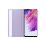 Samsung alkuperäinen Galaxy S21 FE -suojakuori Smart Clear View Cover laventeli