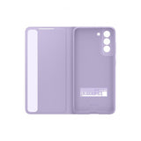 Samsung alkuperäinen Galaxy S21 FE -suojakuori Smart Clear View Cover laventeli