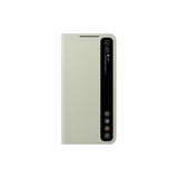 Samsung Original Galaxy S21 FE -suojakuori Smart Clear View Cover, oliivinvihreä