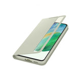 Samsung Original Galaxy S21 FE -suojakuori Smart Clear View Cover, oliivinvihreä