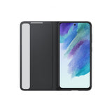 Samsung Alkuperäinen Galaxy S21 FE -suojakuori Smart Clear View Cover, musta