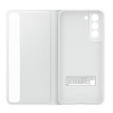 Samsung Alkuperäinen Galaxy S21 FE -suojakuori Smart Clear View Cover, valkoinen