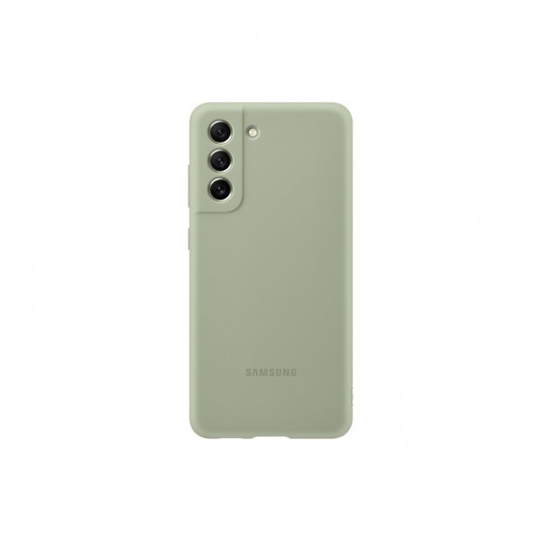 Samsung Original Galaxy S21 FE Silicone Cover - suojakuori (oliivinvihreä)