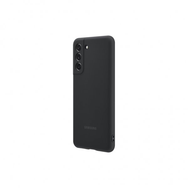 Samsung Alkuperäinen Galaxy S21 FE Silikonisuoja, musta