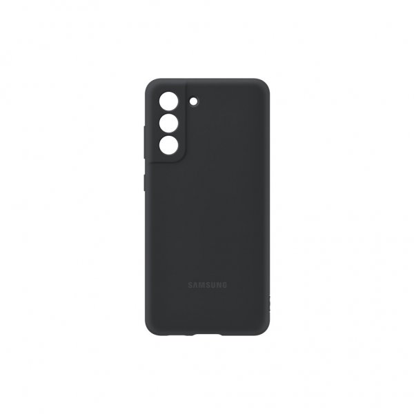 Samsung Alkuperäinen Galaxy S21 FE Silikonisuoja, musta