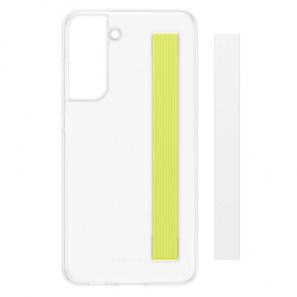 Samsung Original Galaxy S21 FE -suojakuori Slim Strap Cover, valkoinen