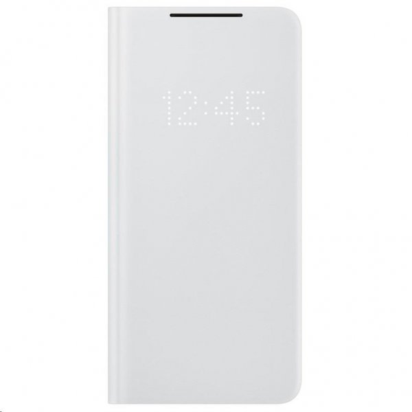Samsung Original Galaxy S21 Plus -kotelo LED View Cover, vaaleanharmaa