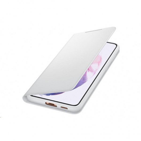 Samsung Original Galaxy S21 Plus -kotelo LED View Cover, vaaleanharmaa