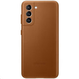 Samsung Original Galaxy S21 Nahkakotelo Ruskea