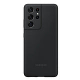 Samsung Alkuperäinen Galaxy S21 Ultra Kuori Silikonisuojus Musta