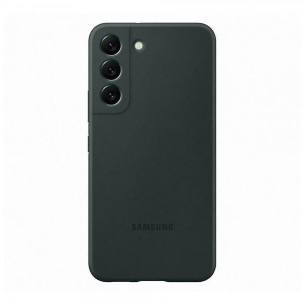 Samsung Alkuperäinen Galaxy S22 Plus -suojakuori silikonia, tummanvihreä