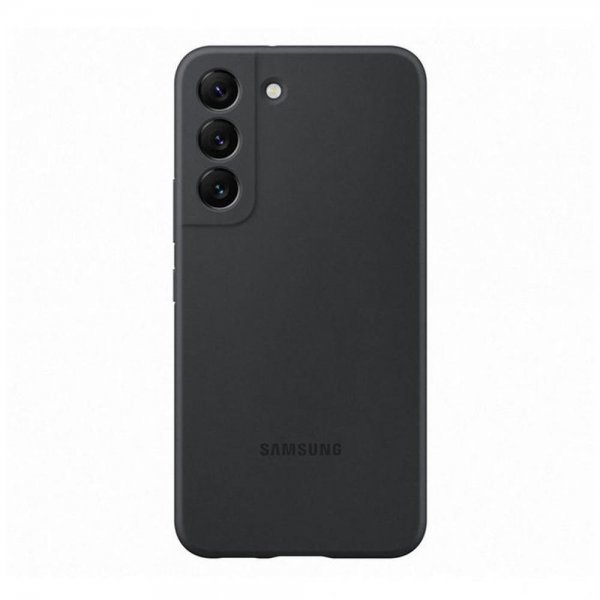 Samsung alkuperäinen Galaxy S22 Plus Silicone Cover, musta
